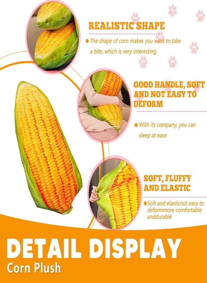 CHELEI2019 19.7" Corn Plush,Soft Food Stuffed Animal Sofa Bed Decor Pillow Toy,Gift for Kids - Image 3